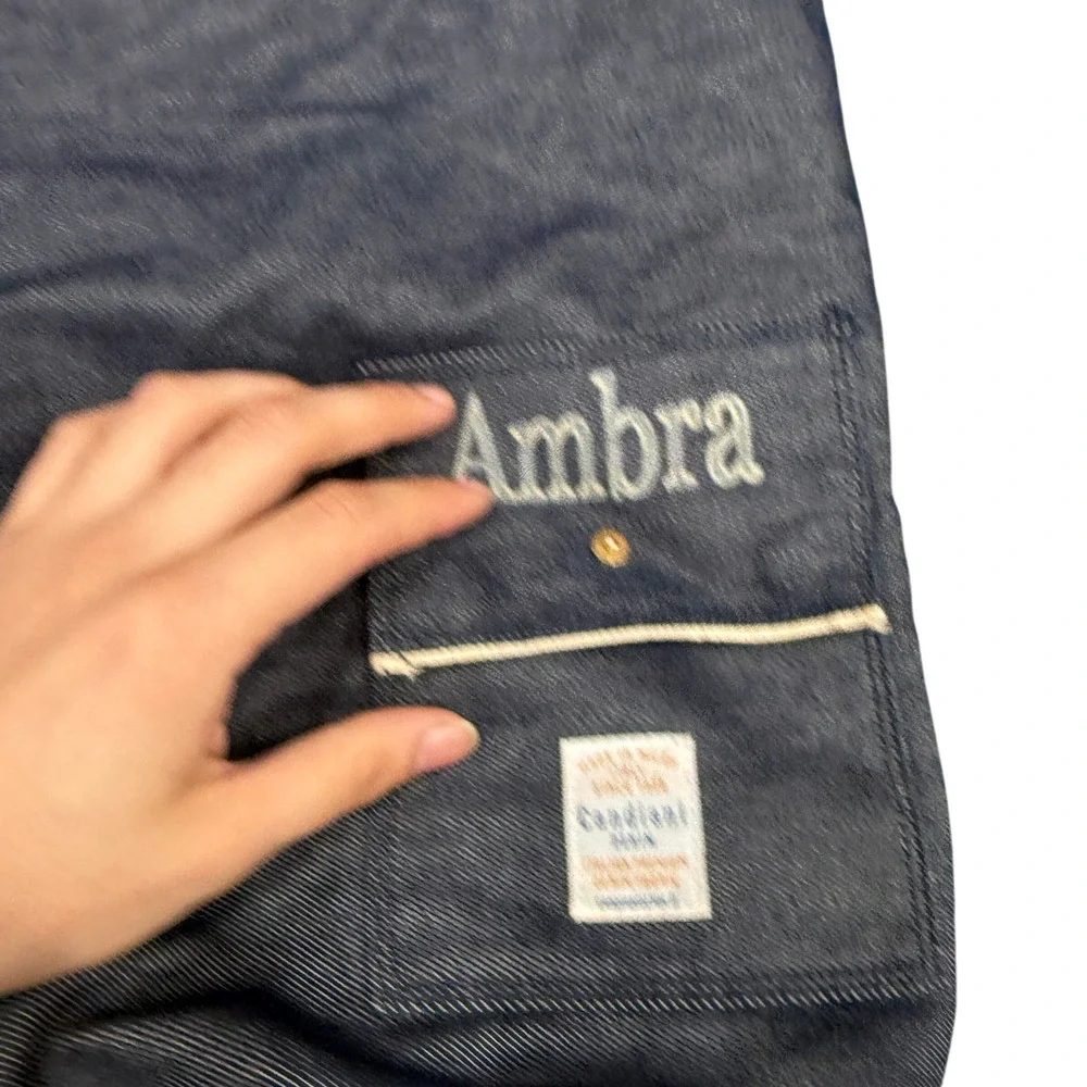 Candiani Denim Storage Bag Unisex OS Blue Italian Premium Ambra